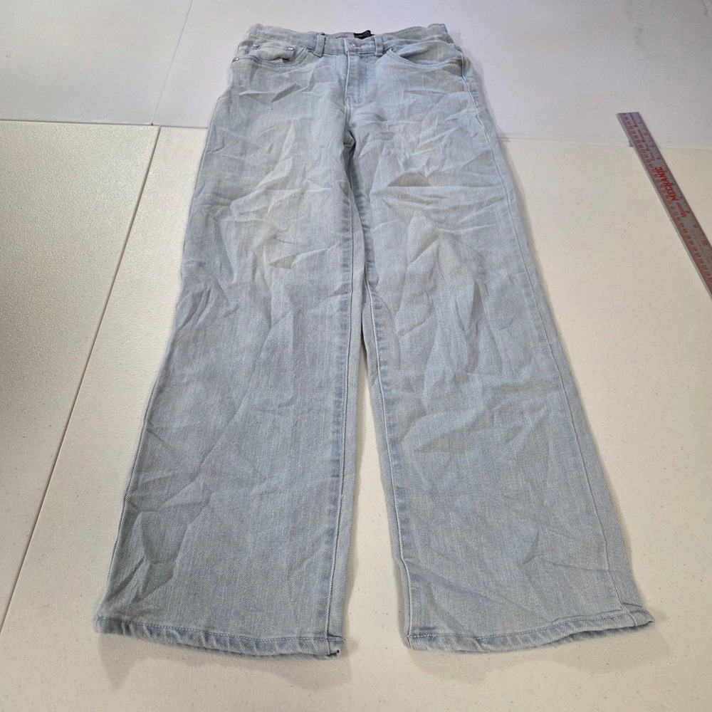 Levis SilverTab Baggy Jeans Light Wash Blue Wide Leg Kids 14 Reg G286-L50